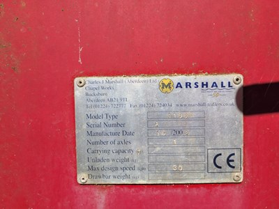 Lot 91 - Marshall Vaccuum Tanker (2003)