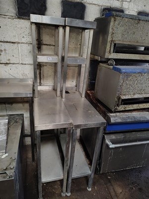 Lot 72 - Steel Shelving x 2