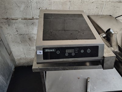 Lot 74 - Blizzard Induction Hob, Shelving