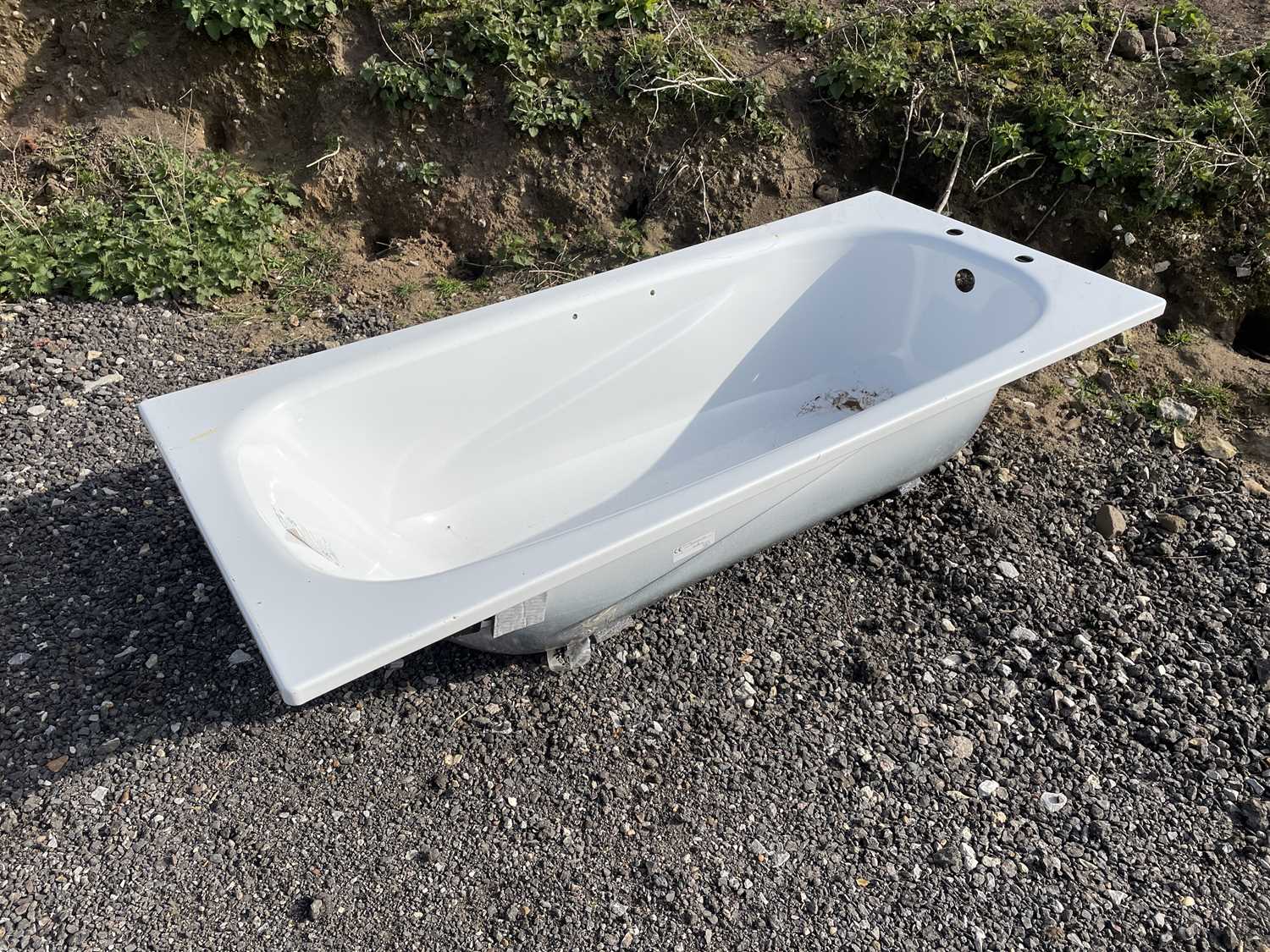 Lot 6 - 1x Metal Bathtub