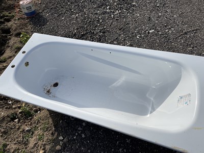 Lot 6 - 1x Metal Bathtub