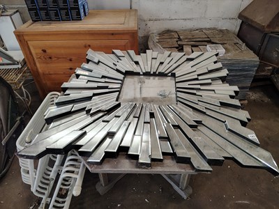 Lot 141 - Decorative Mirror with Garden Table