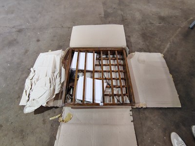 Lot 132 - Boxes of Wooden Units x2