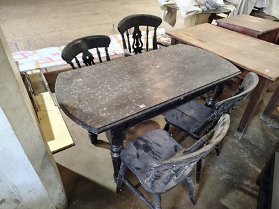 Lot 175 - Table and 4 Chairs