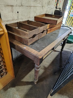 Lot 196 - Wooden Tables and Drawers