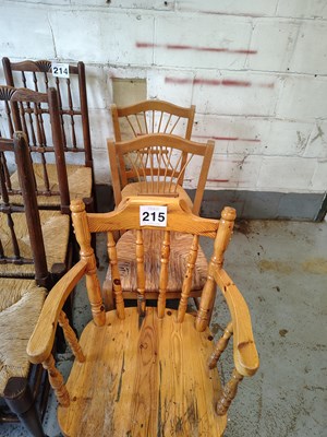 Lot 215 - Chairs x 3