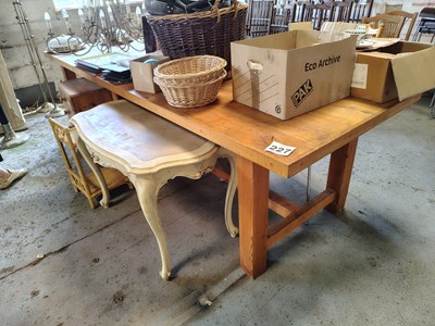 Lot 227 - Large Wooden Table
