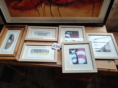 Lot 239 - Mix of Pictures x 6