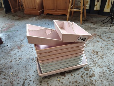 Lot 246 - Wooden Trays