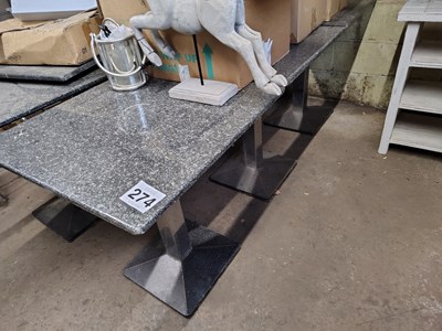 Lot 274 - Cafe Tables x 7
