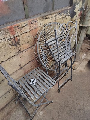 Lot 276 - Chairs x 2 and Table