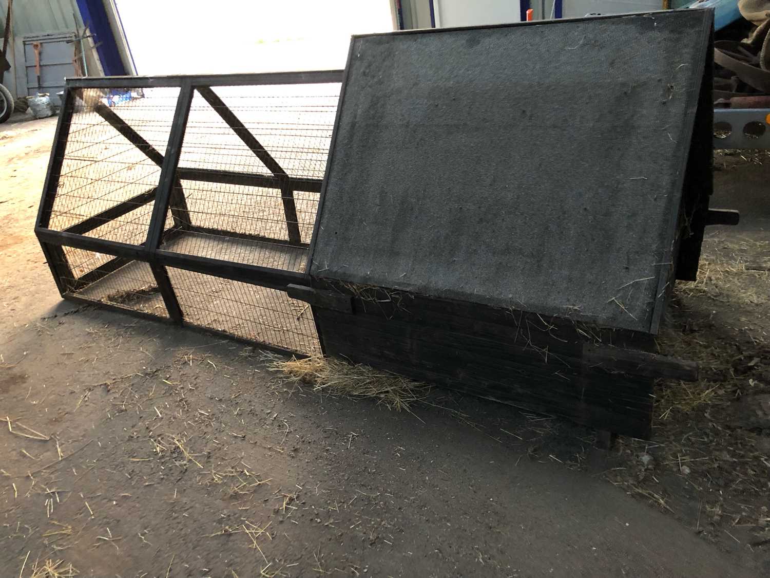 Lot 2 - Wooden Chicken Coop and Run