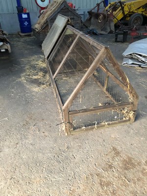Lot 2 - Wooden Chicken Coop and Run