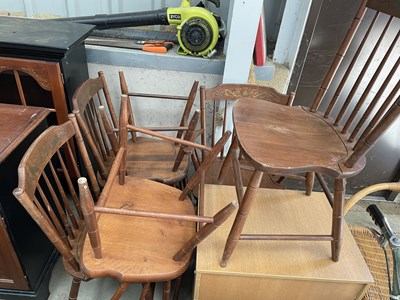 Lot 1 - Wooden Dining Table with 4x Chairs